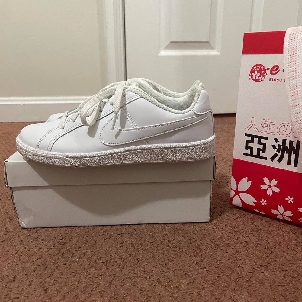 White sneakers